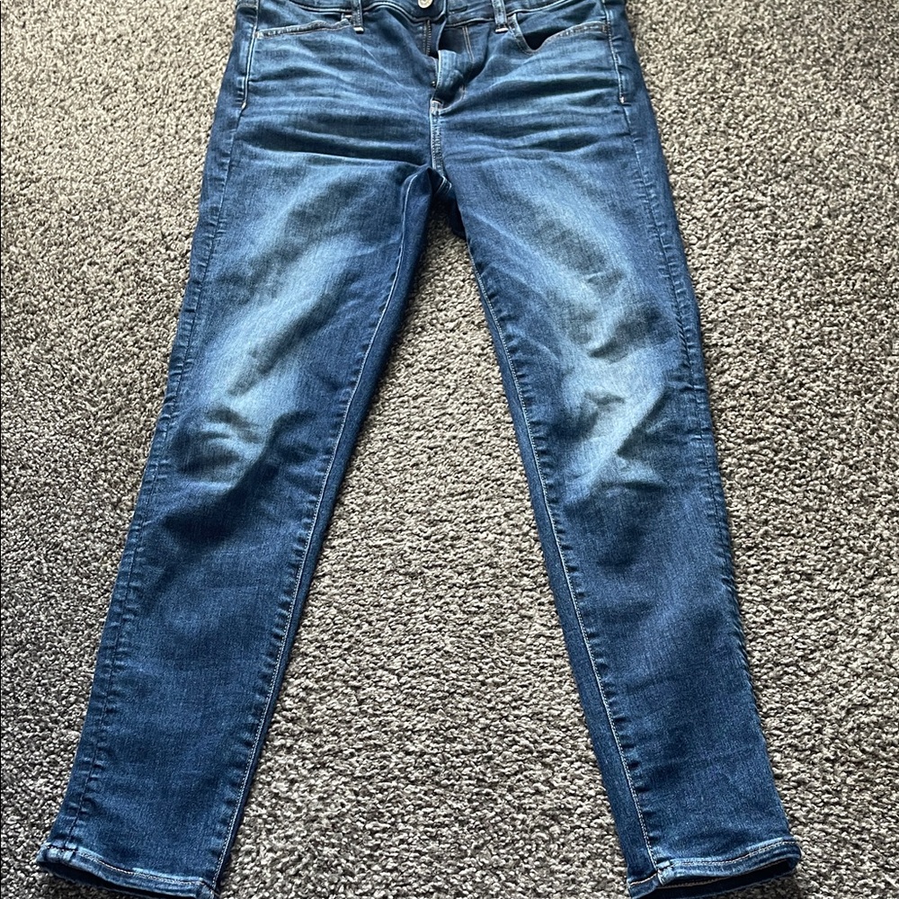 American Eagle Outfitters Blue Skinny Jeans. Worn once
